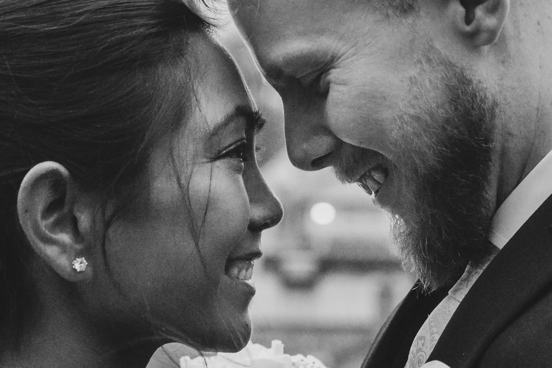 bryllup øyne kysser